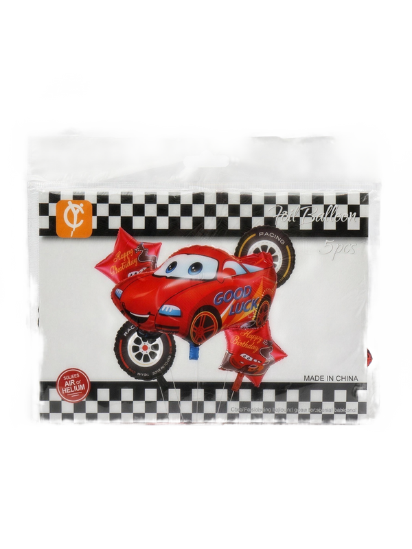 Set de globos metálicos Cars