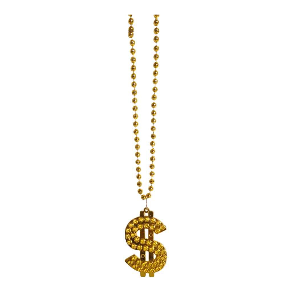 12 collares de perlas con signo de pesos