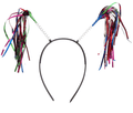 12 Diademas con motitas de colores