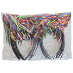 12 Diademas con motitas de colores