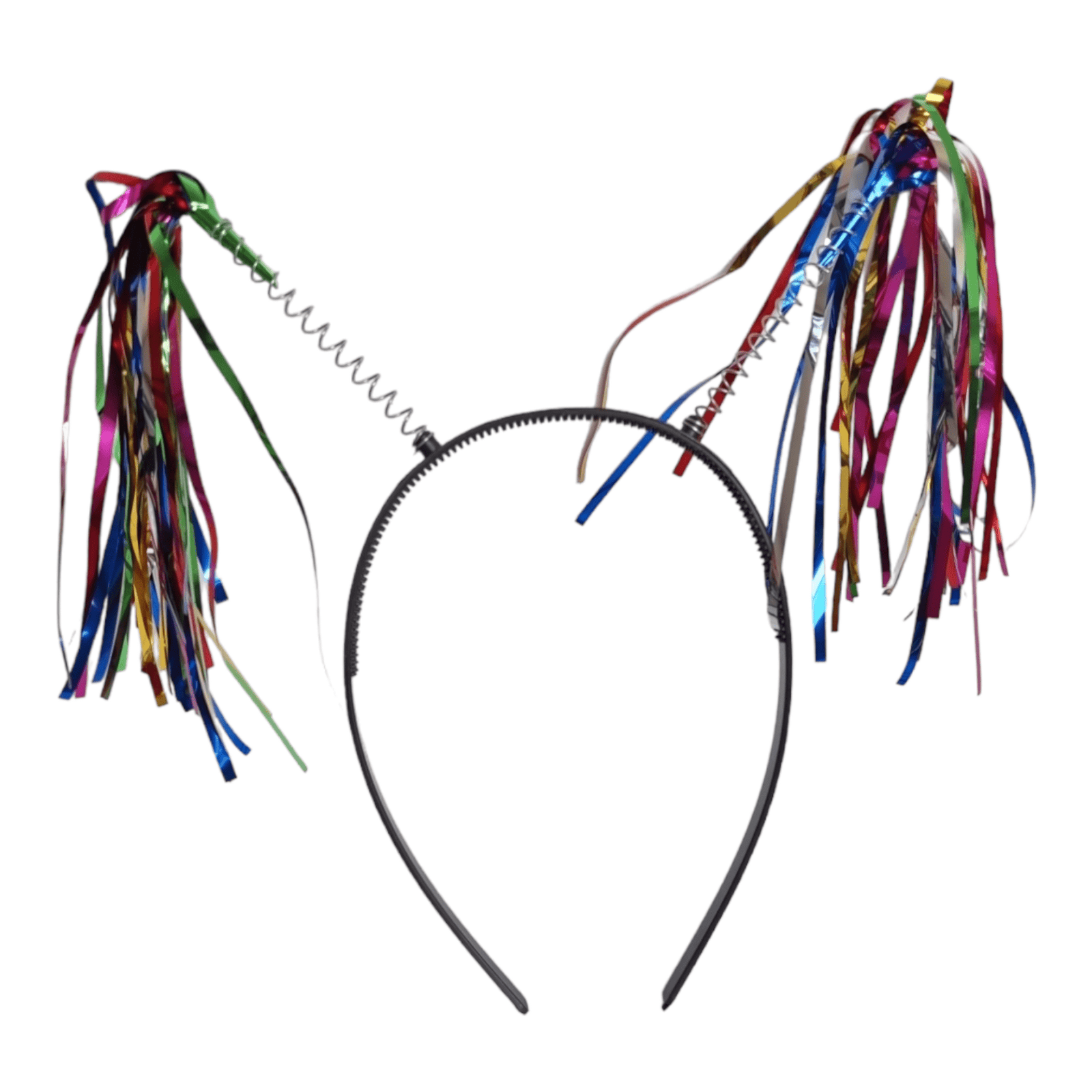 12 Diademas con motitas de colores