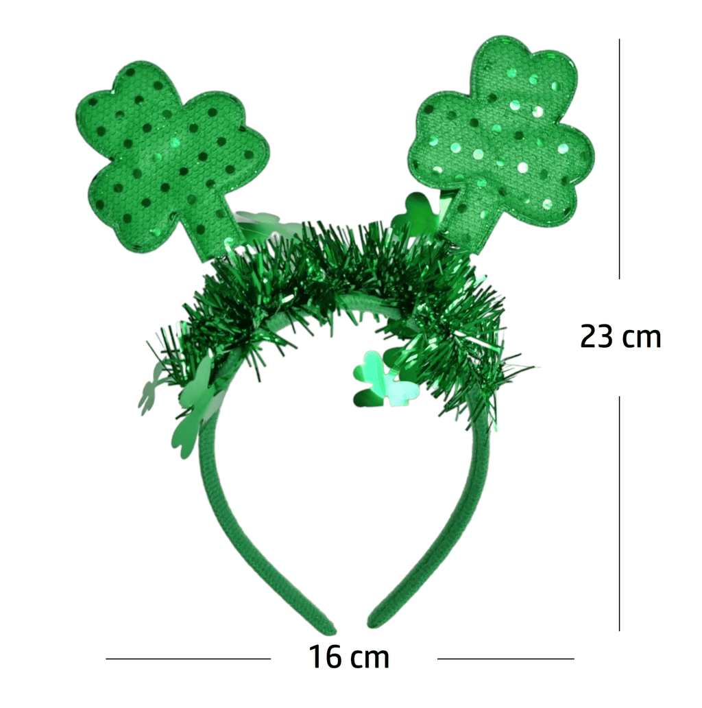 Diadema con tréboles