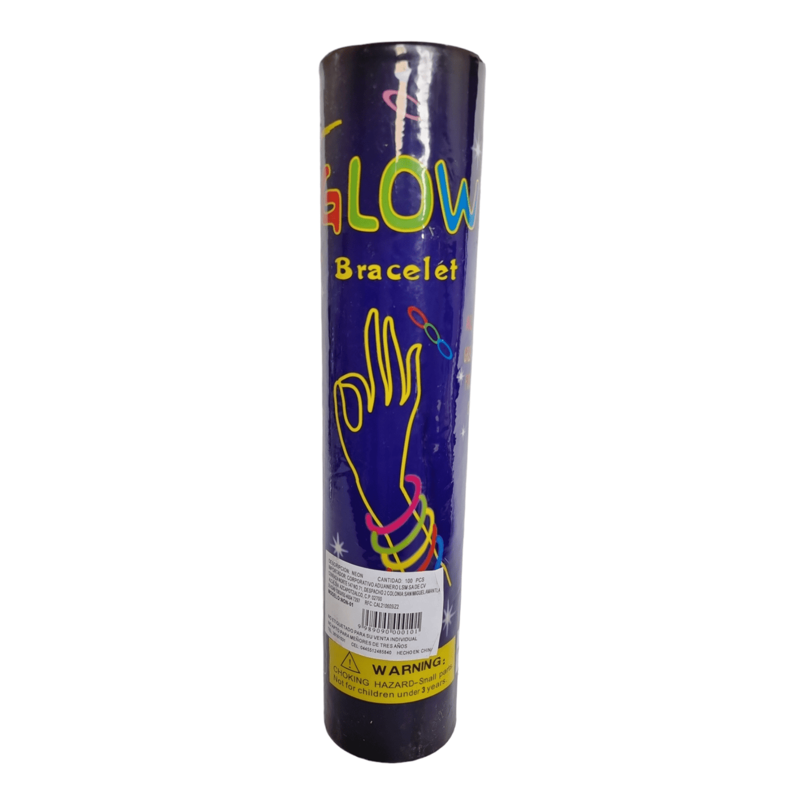 50 pulseras glow stick