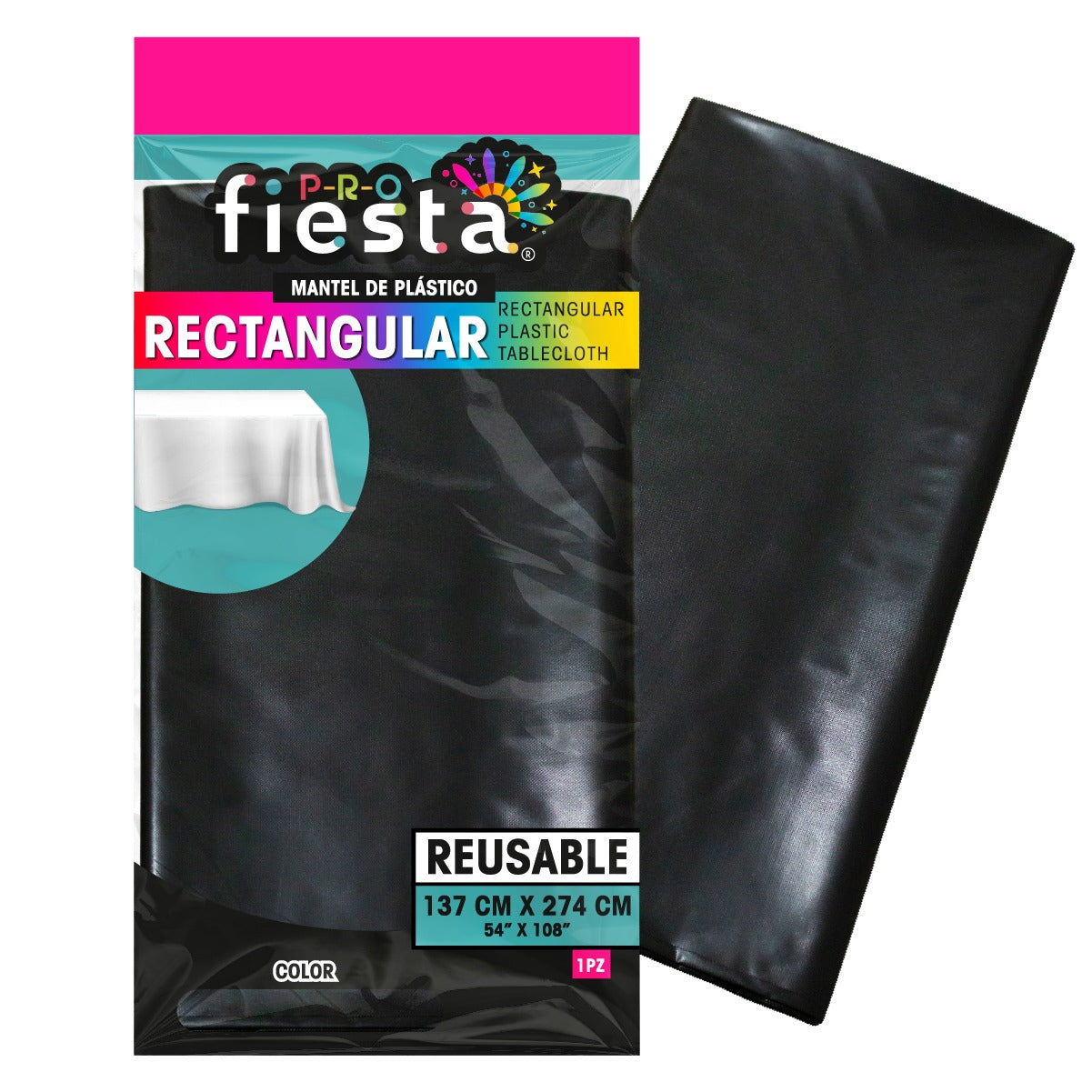 Mantel rectangular para fiesta