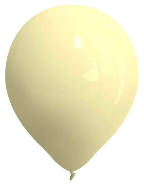 Globo látex Amarillo Macarron no.12