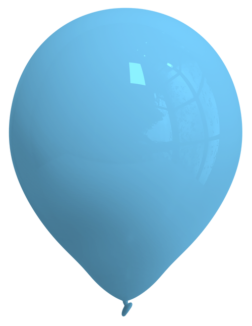 Globo látex Azul Cielo no.12