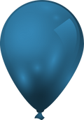 Globo látex Azul Cromado no.12