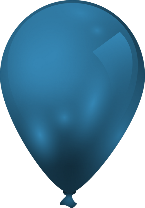 Globo látex Azul Cromado no.12