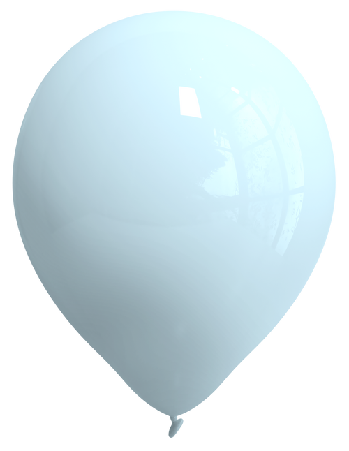 Globo látex Azul Macarrón no.12