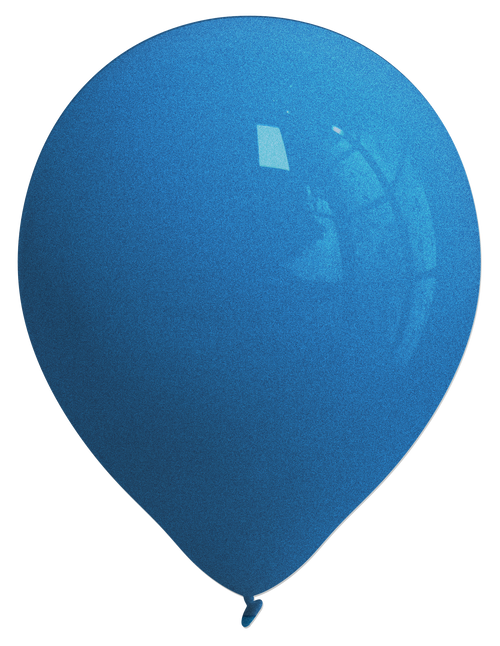 Globo látex Azul Nacarado no.12