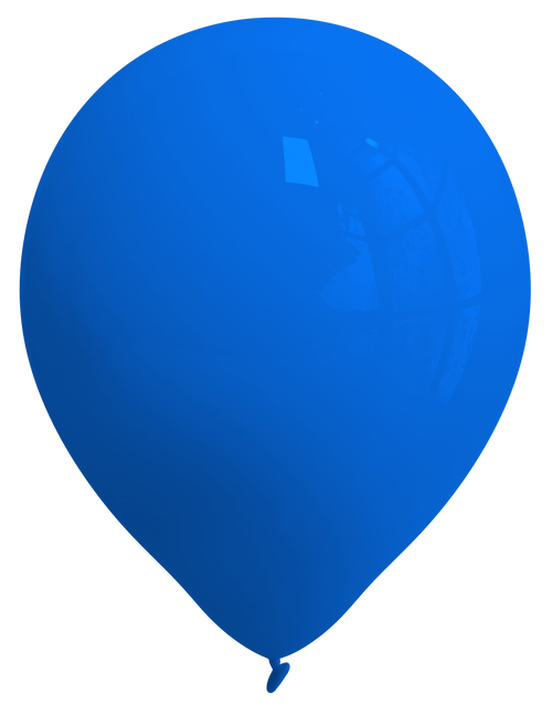 Globo látex Azul Rey no.12