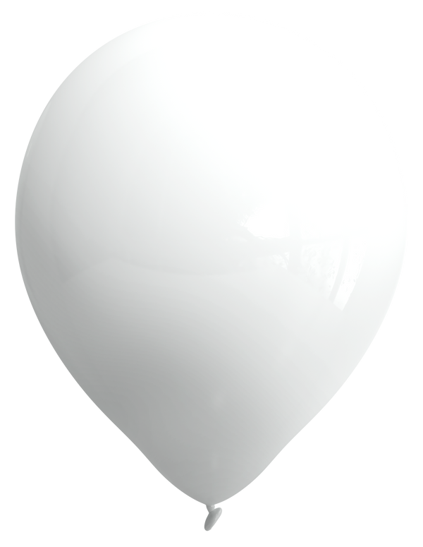 Globo látex Blanco no.12