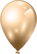 Globo látex Bronce Cromado no.12