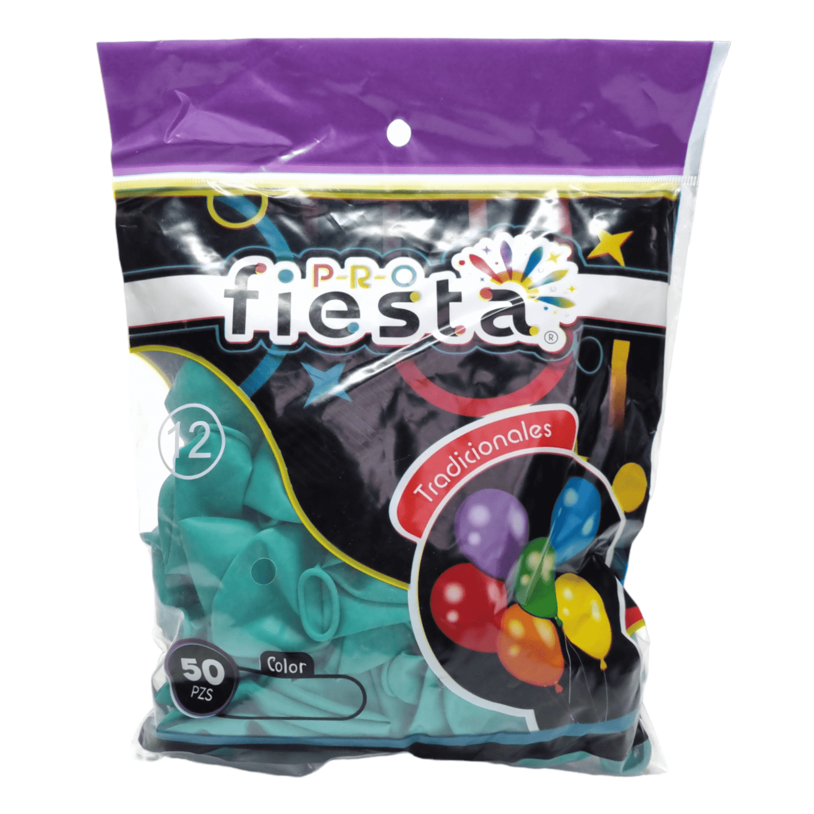 50 Globos látex no.12 colores lisos
