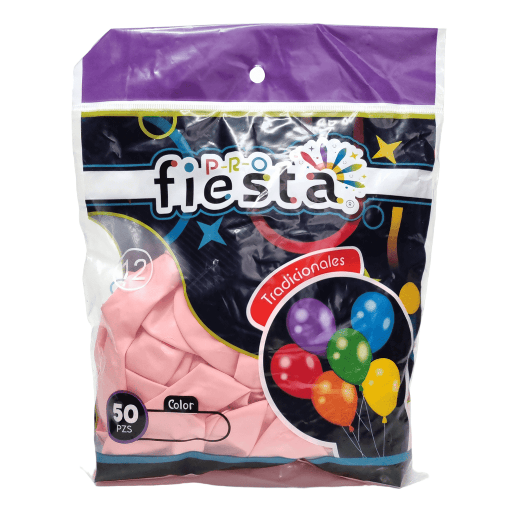 50 Globos látex no.12 colores lisos