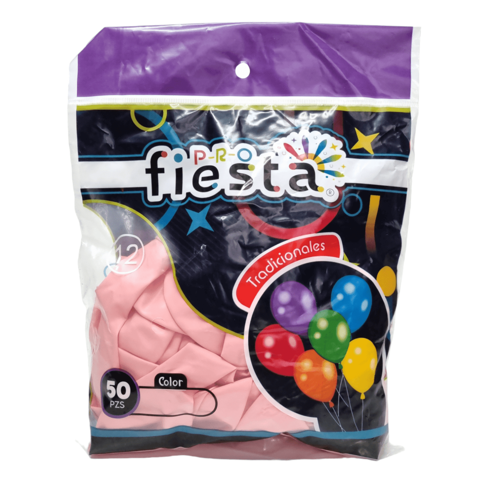 50 Globos látex no.12 colores lisos