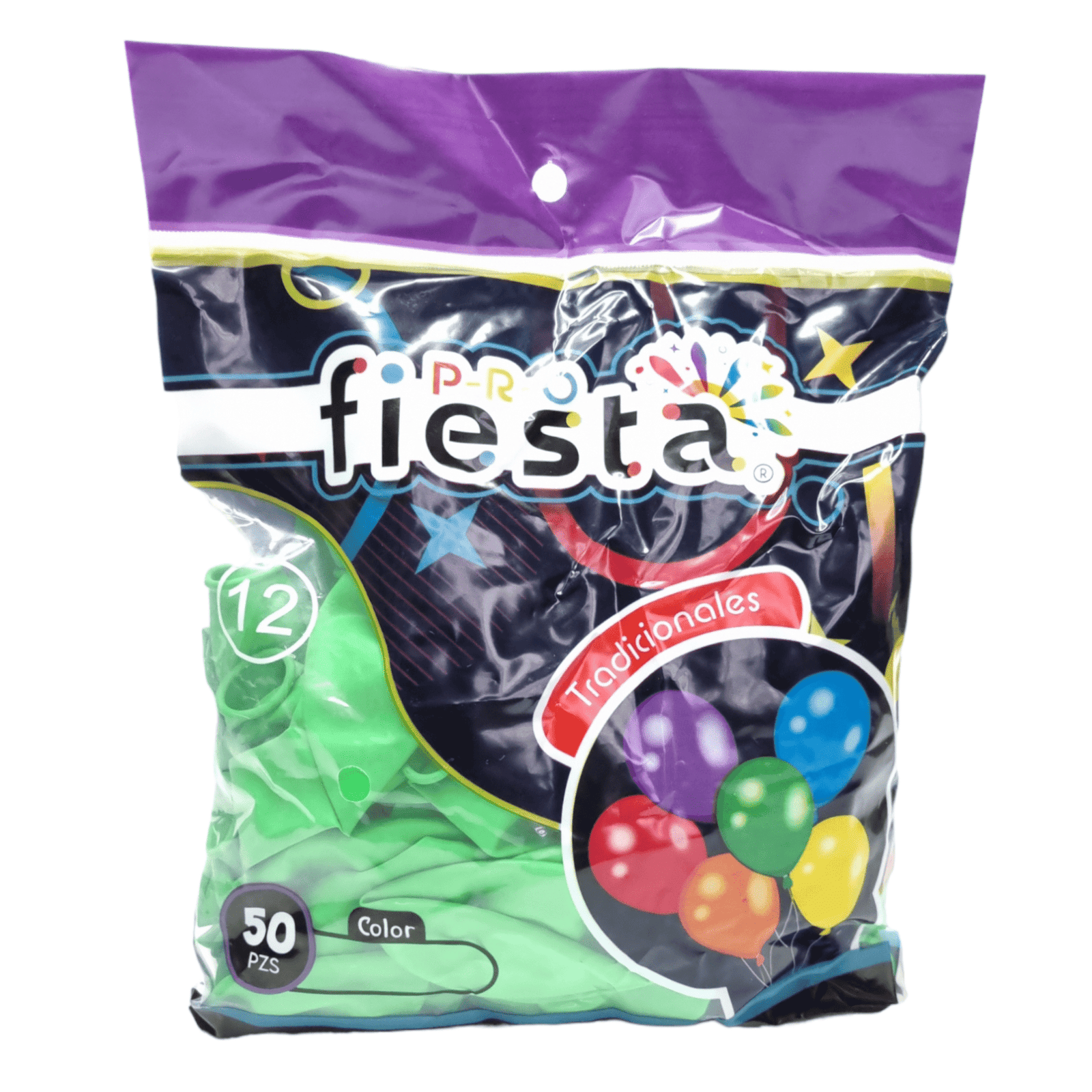 50 Globos látex no.12 colores lisos