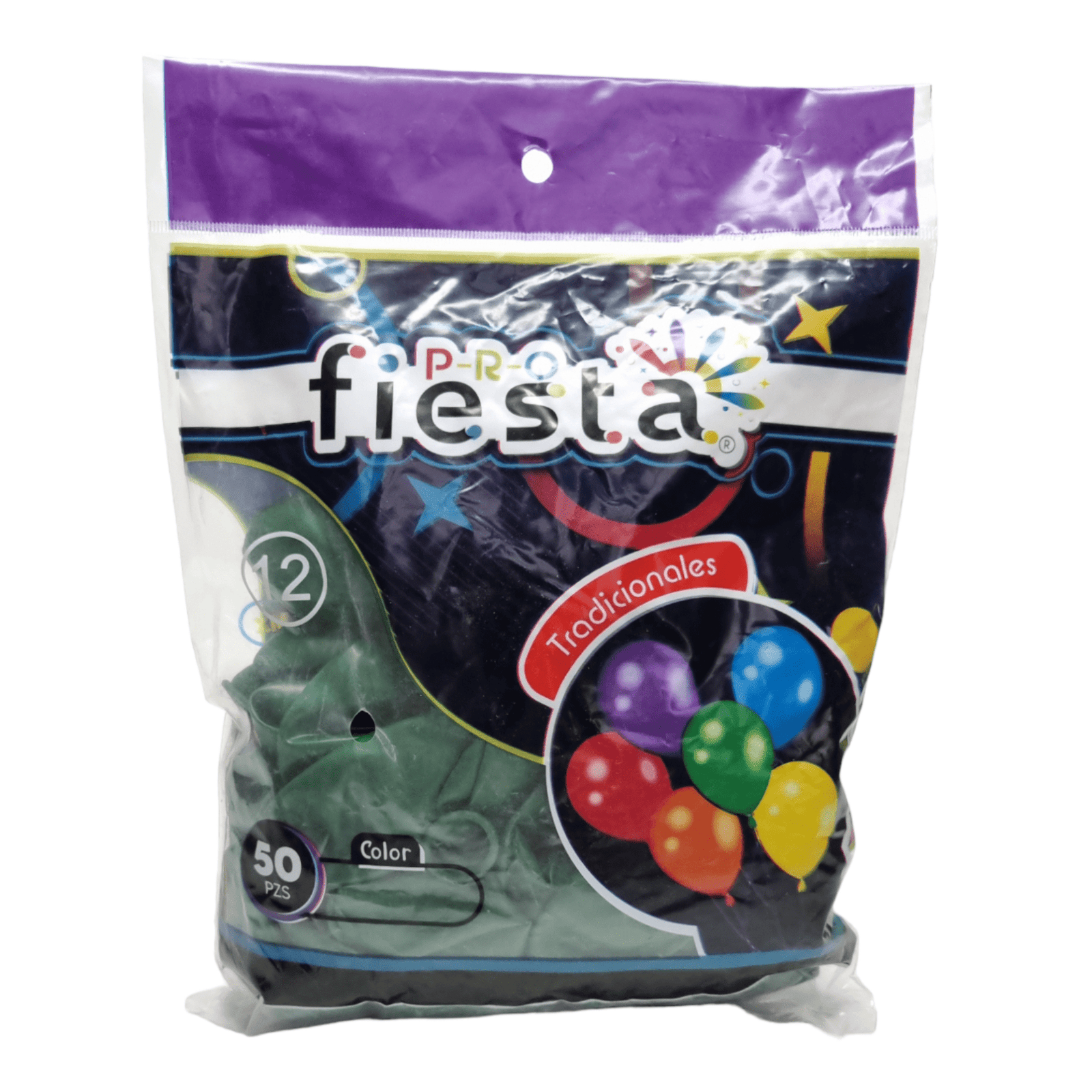 50 Globos látex no.12 colores lisos
