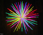 100 pulseras glow stick