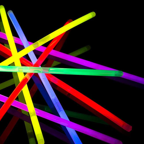 50 pulseras glow stick