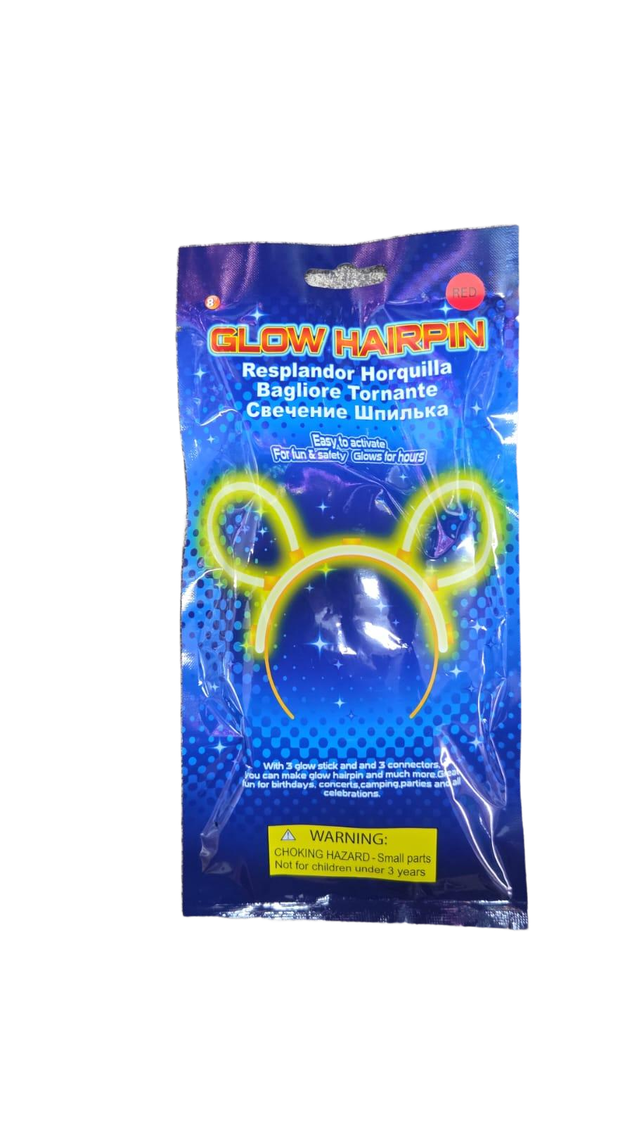 Diadema glow neon luminosa