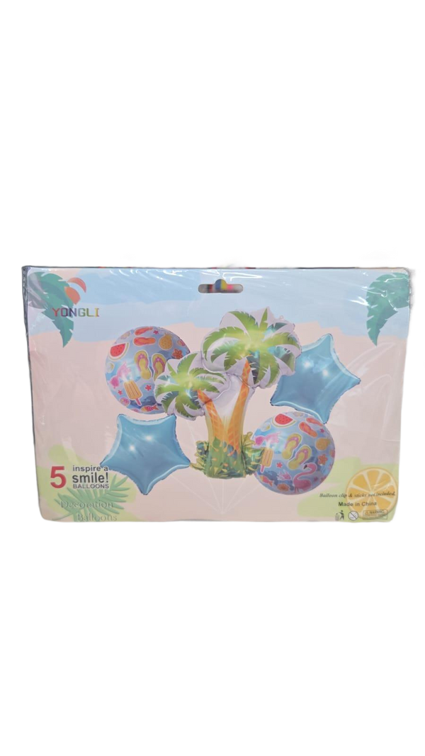 Set de globos palmera tropical