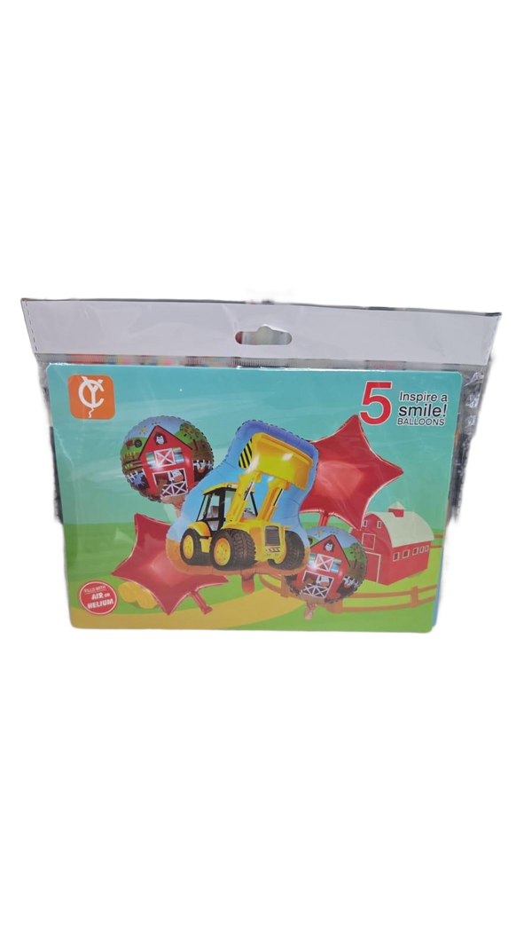 Set de globos granja con tractor