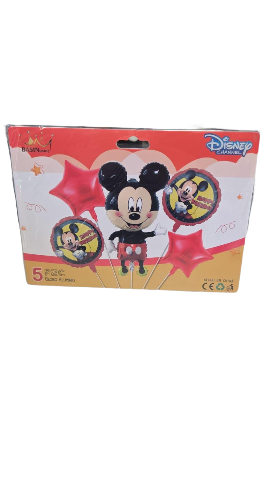 Set de globos metálicos Mickey
