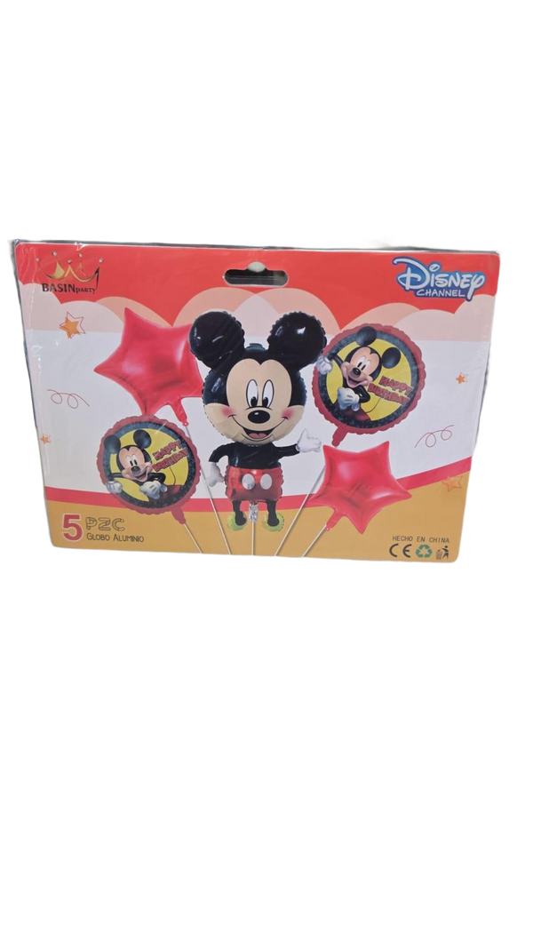 Set de globos metálicos Mickey