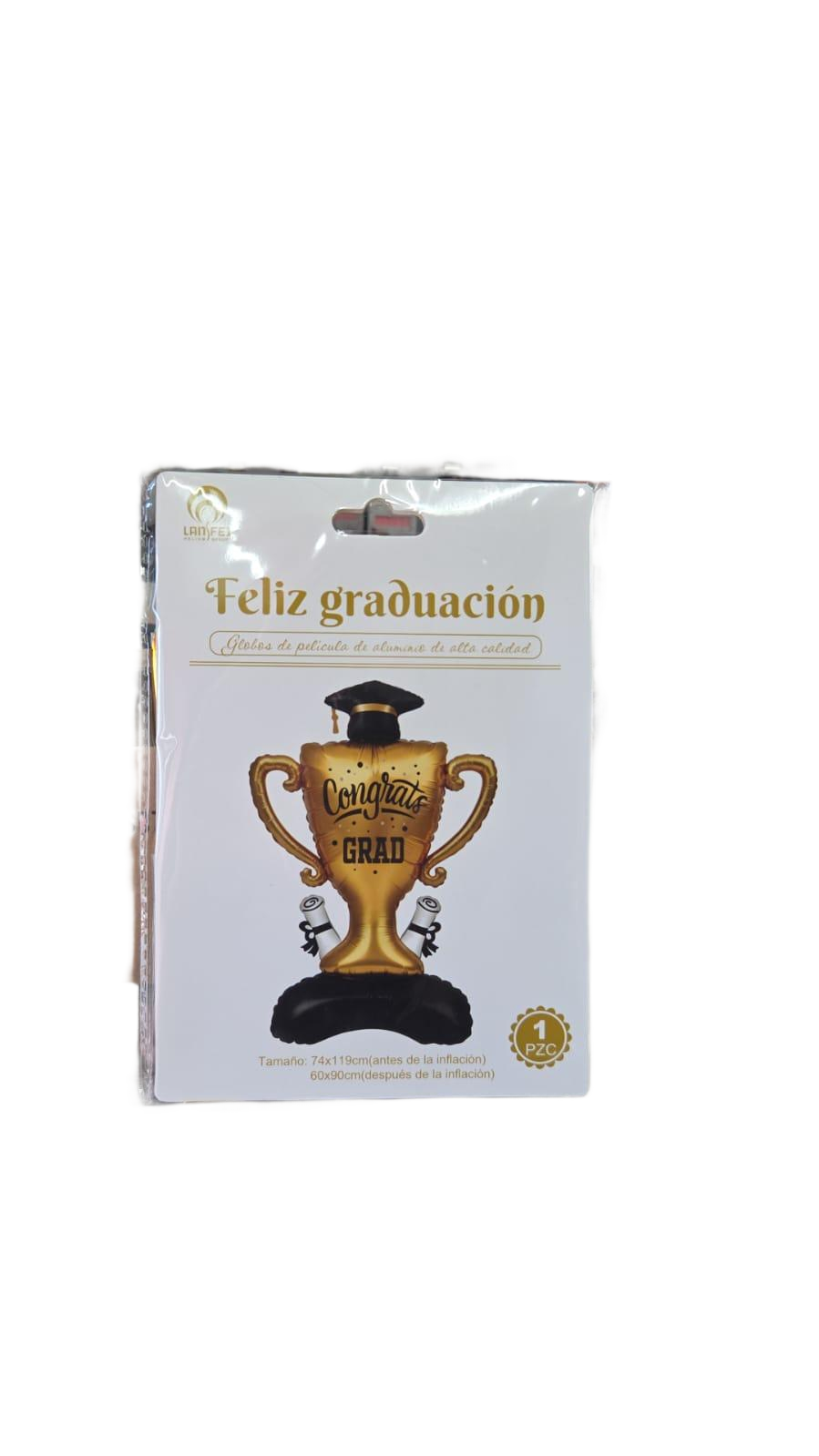 Globo metálico copa graduación