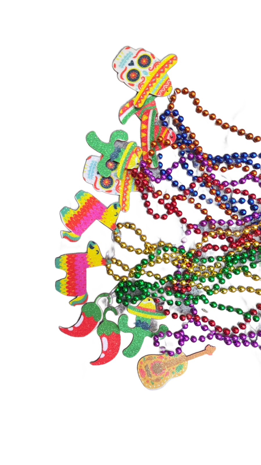 Collares de perlas fiesta mexicana