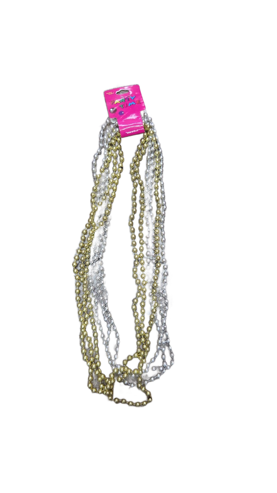 Collares de perlas dorado y plata