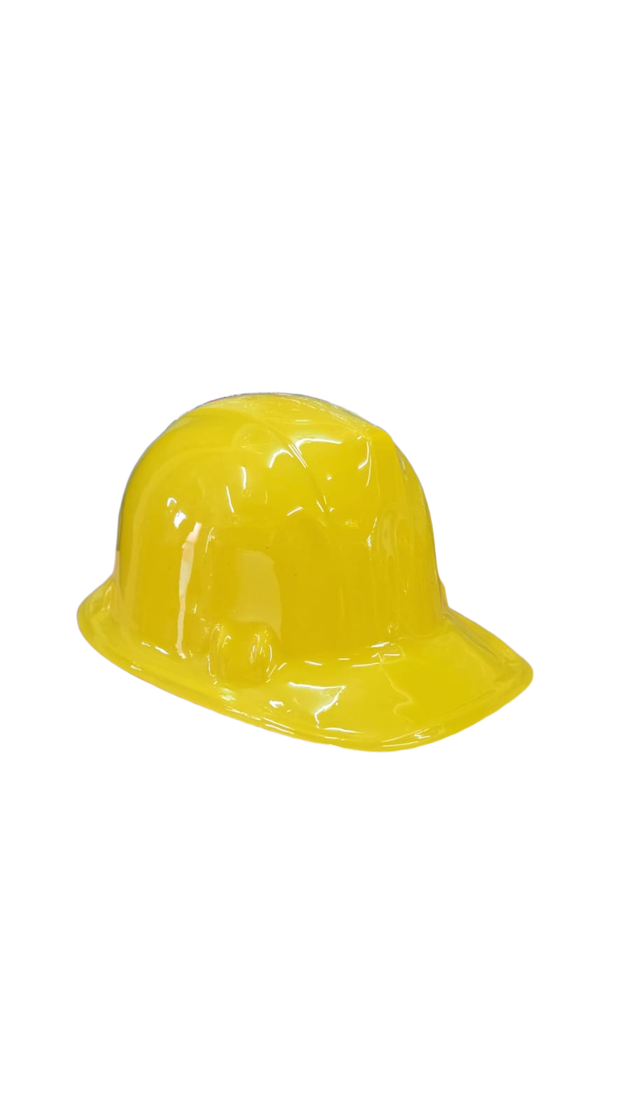 Sombrero de constructor plástico amarillo