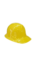 Sombrero de constructor plástico amarillo
