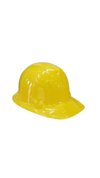 Sombrero de constructor plástico amarillo