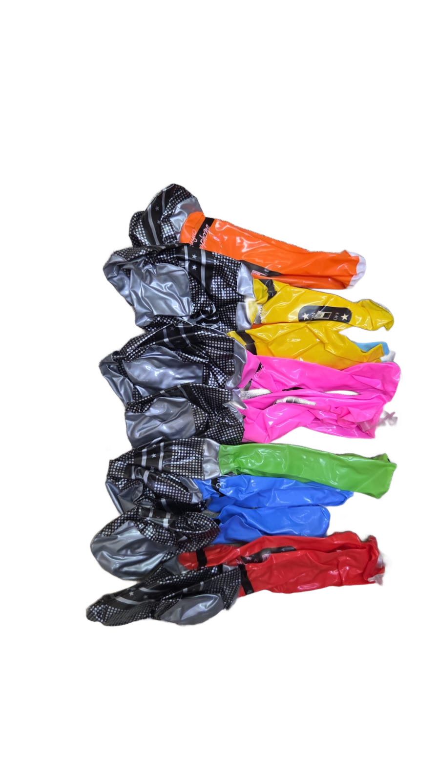 Micrófonos inflables de colores