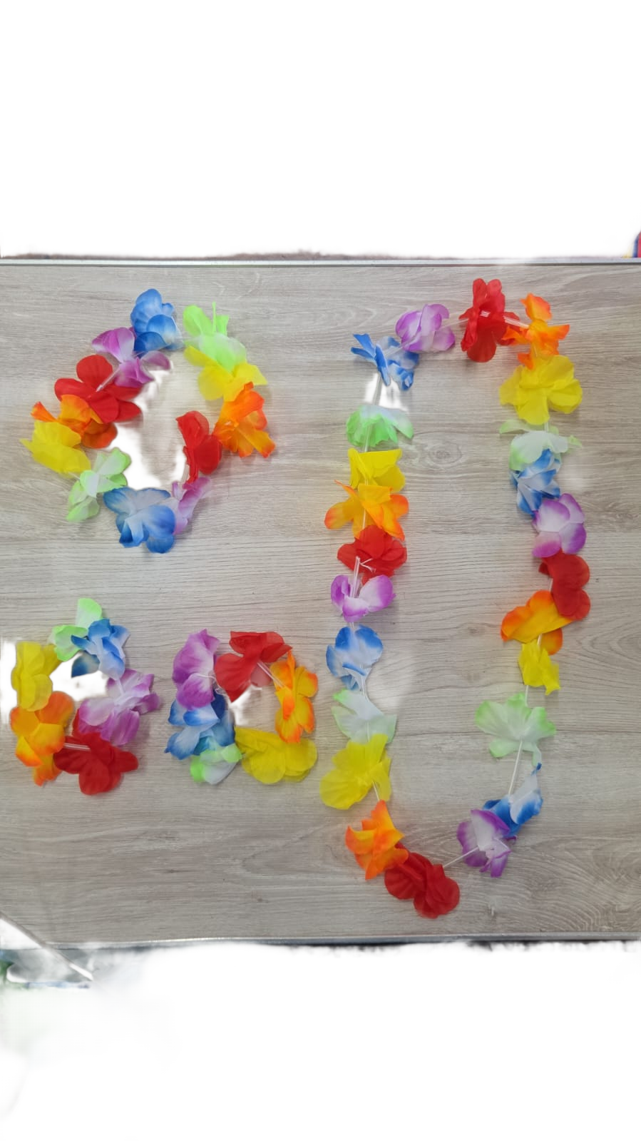 Set hawaiano tie-dye
