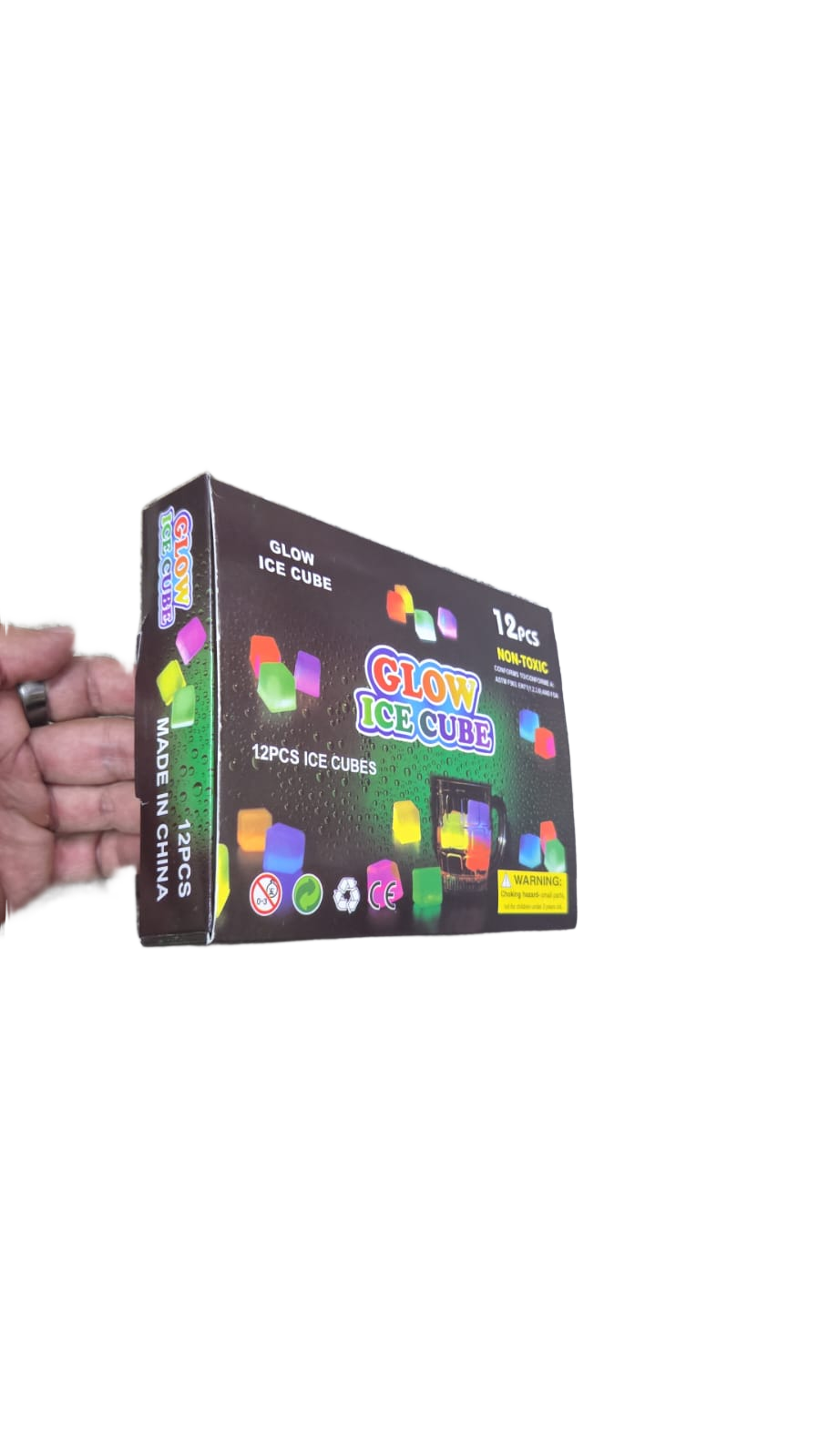 Hielos glow caja ángulo