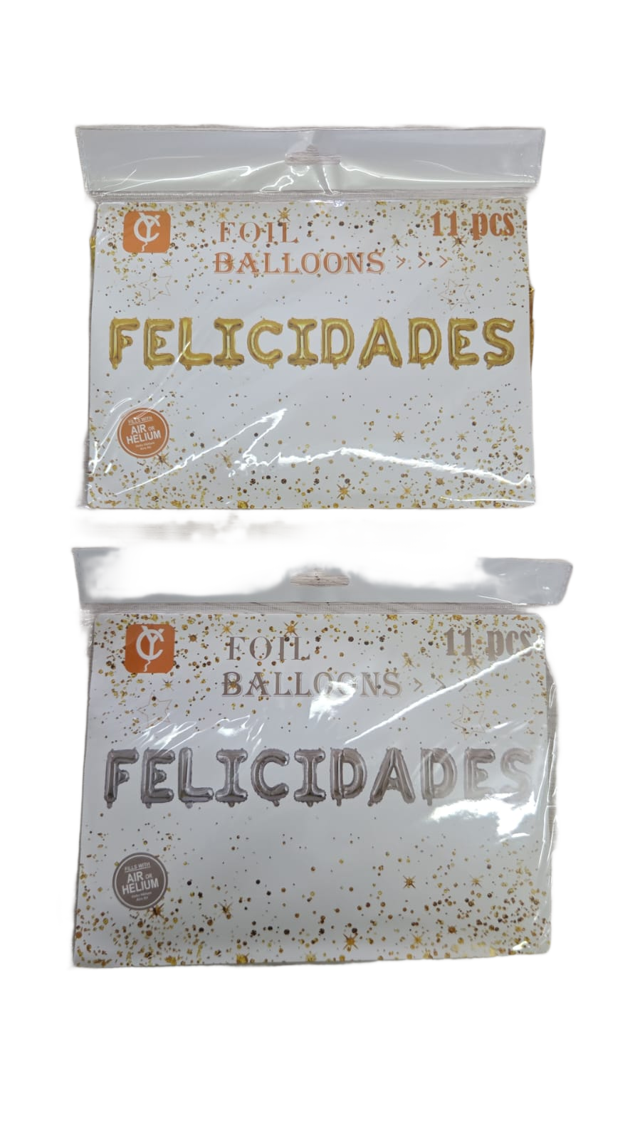Letrero Felicidades empaques