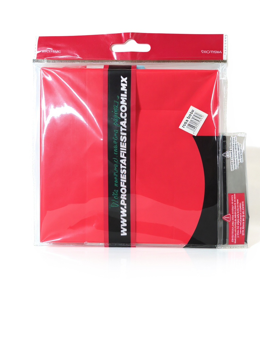 Mantel rectangular Rojo