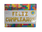 Letrero de globos Feliz Cumpleaños 16"
