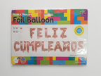 Letrero de globos Feliz Cumpleaños 16"