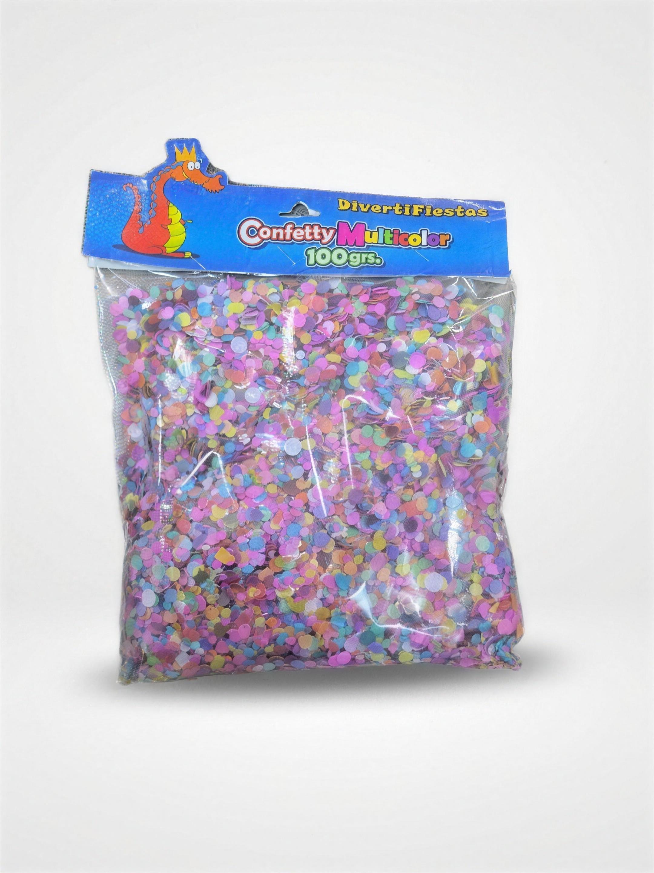 Confeti multicolor 100g