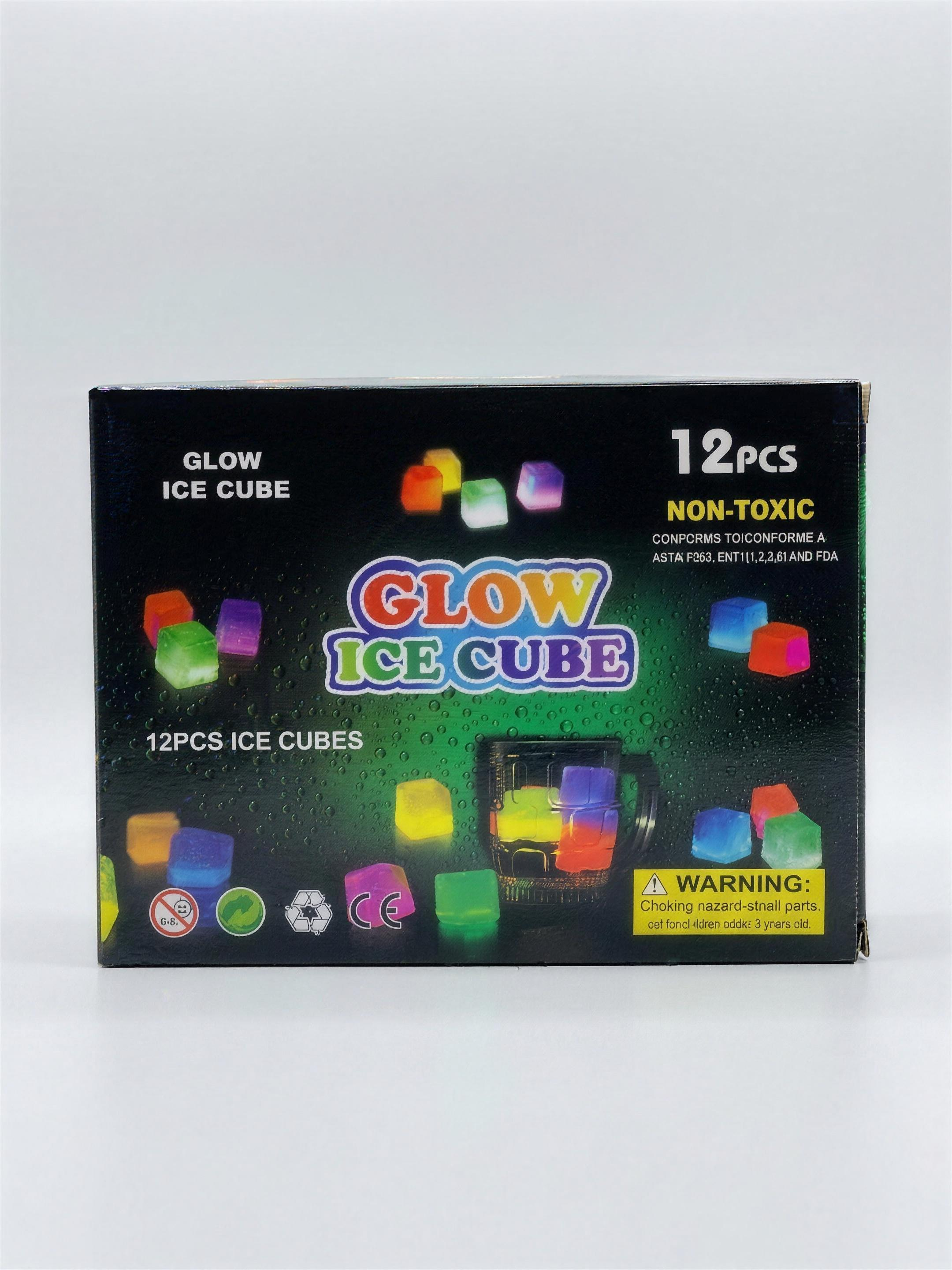 Hielos luminosos glow 12 piezas