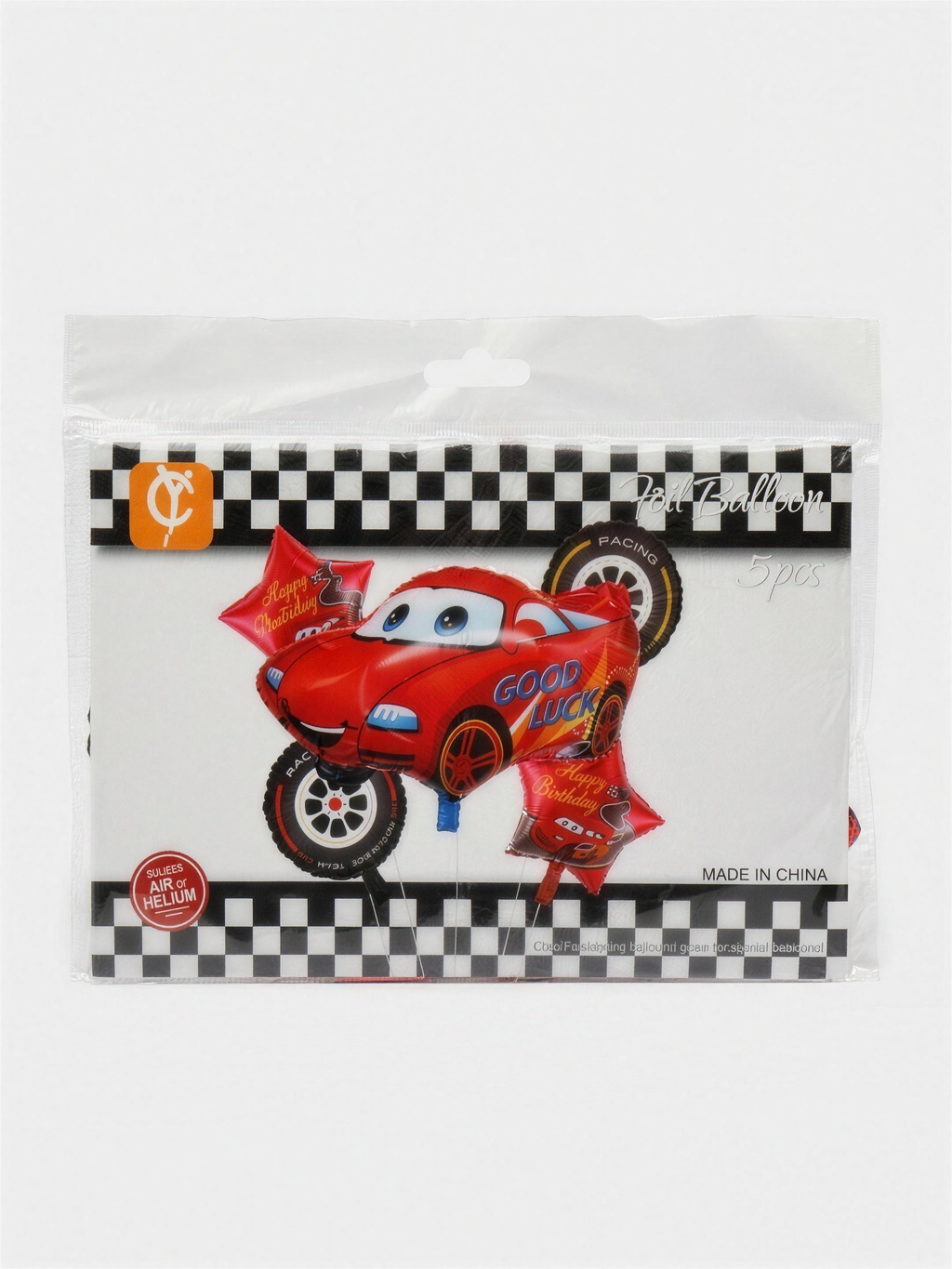 Set de globos metálicos Cars