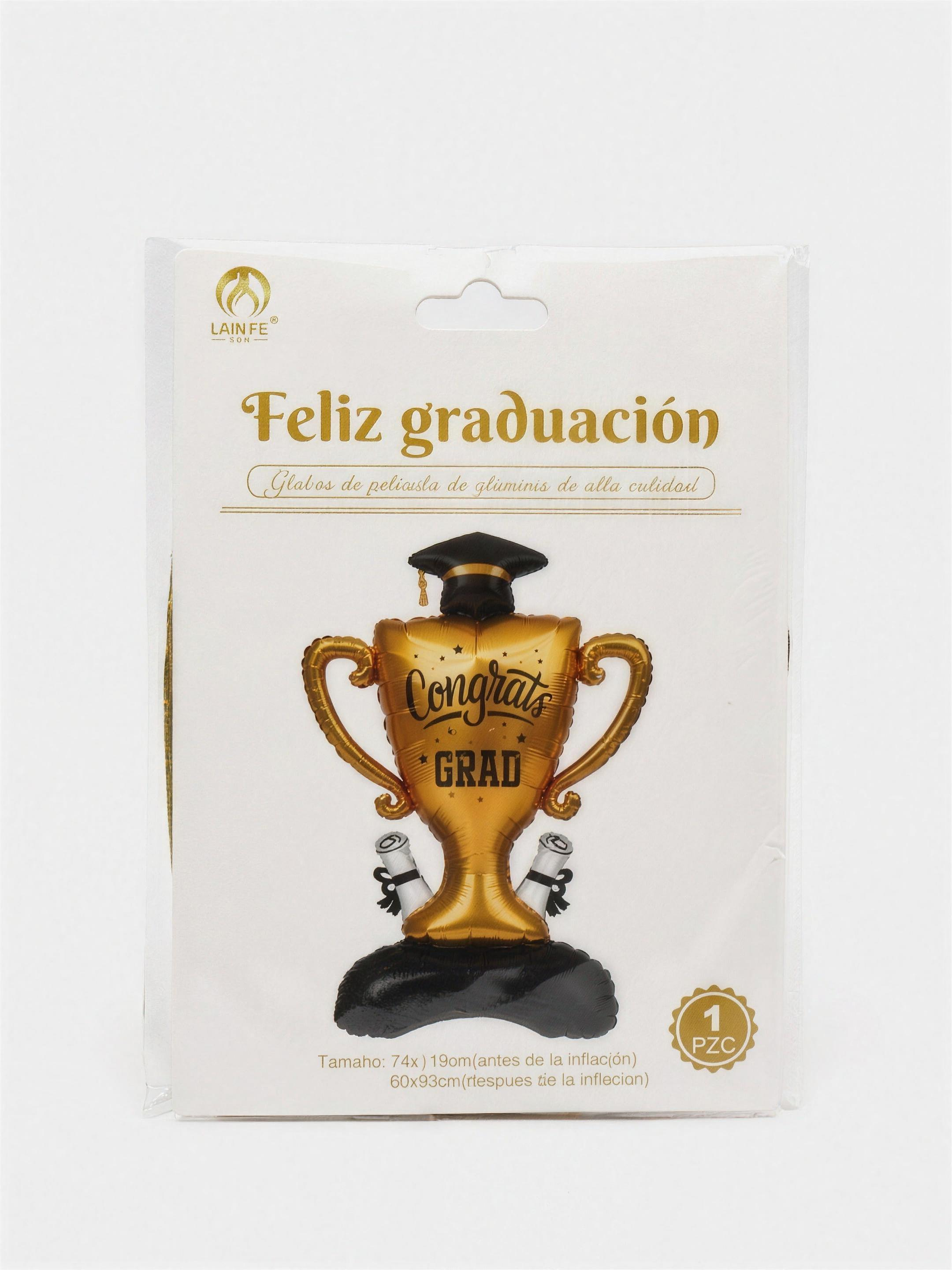 Globo metálico copa graduación