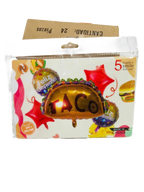 Set de globos Taco Feliz Cumpleaños