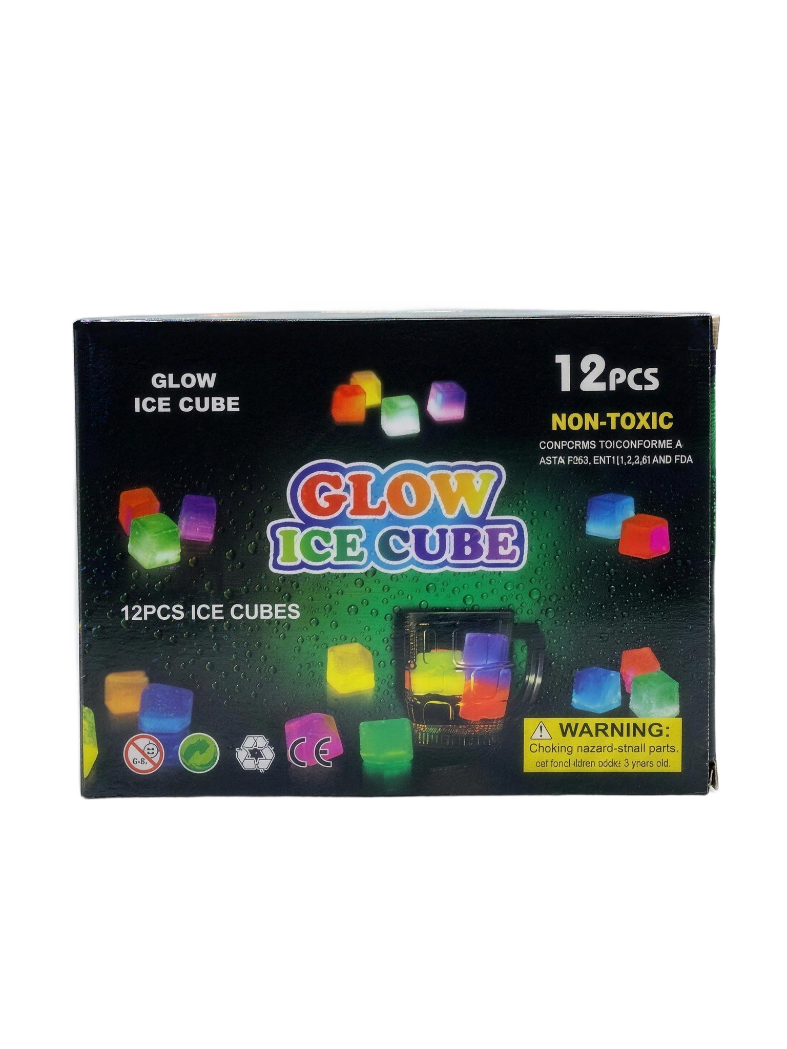 Hielos luminosos glow 12 piezas
