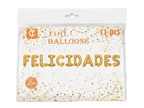 Letrero de globos Felicidades