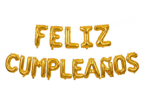 Letrero de globos Feliz Cumpleaños 16 pulgadas